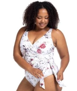 Artesands Clementine Hayes D-DD Cup One Piece Swimsuit - White -BRASTOGO Sales artesands clementine hayes d dd cup one piece swimsuit white 2