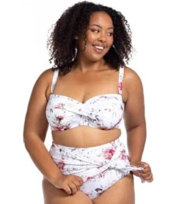 Artesands Clementine Botticelli Bandeau D-DD Cup Bikini Top - White -BRASTOGO Sales artesands clementine hayes high waist swim brief white 2 5ddce531 7b2c 4731 81d9 09fe71e4f2b9