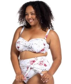 Artesands Clementine Hayes High Waist Swim Brief - White -BRASTOGO Sales artesands clementine hayes high waist swim brief white 4