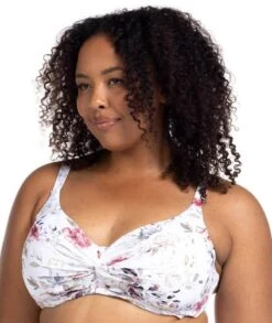 Artesands Clementine Monet Soft Cup Underwire D-DD Cup Bikini Top - White -BRASTOGO Sales artesands clementine monet soft cup underwire d dd cup bikini top white 1