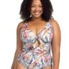Artesands Eco Paradise Cezanne D-DD Cup One Piece Swimsuit - Pale Blue