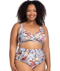 Artesands Eco Paradise Botticelli High Waist Swim Brief - Pale Blue -BRASTOGO Sales artesands eco paradise delacroix cross front d g cup bikini top pale blue d8822c08 bf02 4469 a690 9fc6d17a0a5f