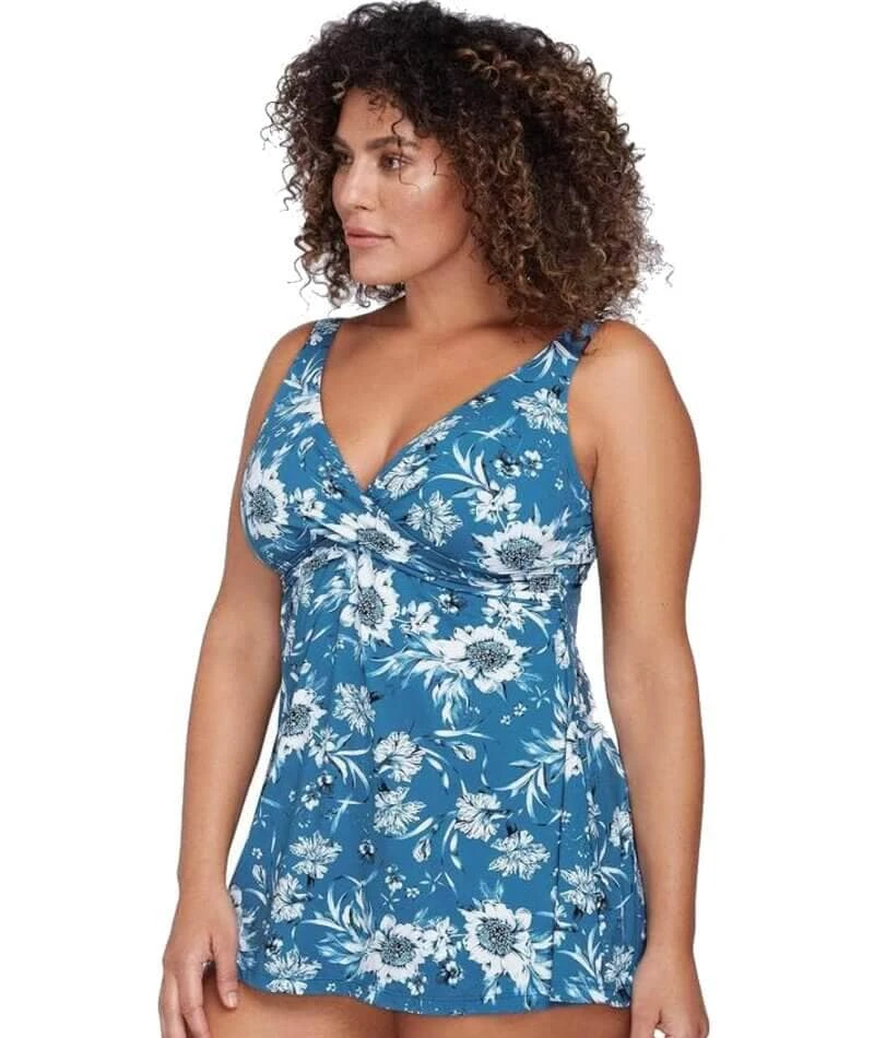 Artesands Fleur Du Champ Delacroix Cross Over D-G Cup Swimdress - Cerulean 4 Artesands Fleur Du Champ Delacroix Cross Over D-G Cup Swimdress - Cerulean - Image 2