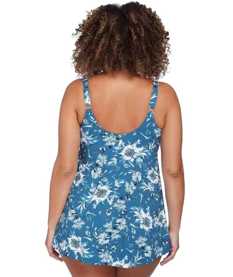 Artesands Fleur Du Champ Delacroix Cross Over D-G Cup Swimdress - Cerulean 5 Artesands Fleur Du Champ Delacroix Cross Over D-G Cup Swimdress - Cerulean - Image 3