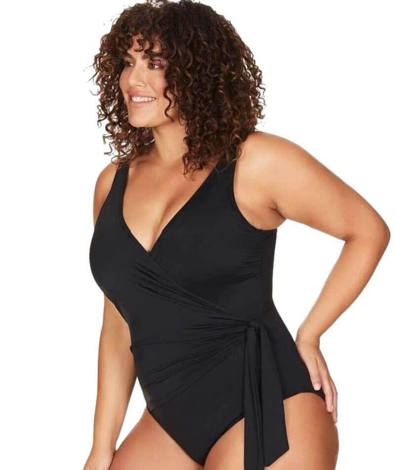 Artesands Hues Hayes D-DD Cup One Piece Swimsuit - Black 5 Artesands Hues Hayes D-DD Cup One Piece Swimsuit - Black - Image 3
