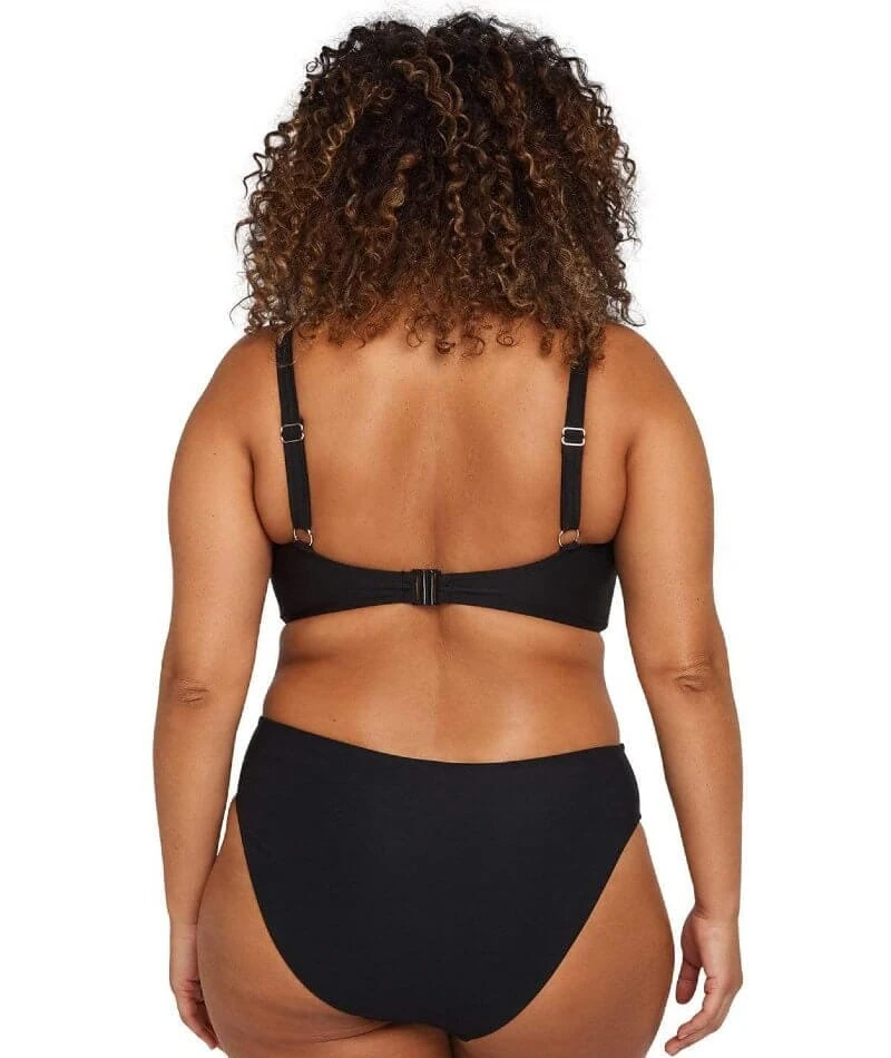 Artesands Recycled Hues Delacroix Cross Front D-G Cup Bikini Top - Black 12 Artesands Recycled Hues Delacroix Cross Front D-G Cup Bikini Top - Black - Image 10