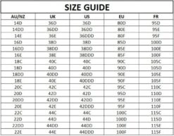 Ava & Audrey Lucille Lace Underwired Full Cup Bra - White 9 Ava & Audrey Lucille Lace Underwired Full Cup Bra - White -BRASTOGO Sales ava audrey size guide