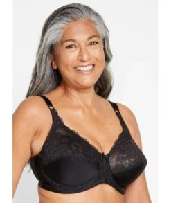 Berlei Classic Lace Underwire Bra - Black -BRASTOGO Sales berlei classic lace underwire bra black 3