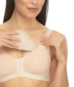 Berlei Post Surgery Front Opening Wirefree Bra - Nude -BRASTOGO Sales berlei post surgery front opening wire free bra nude 4
