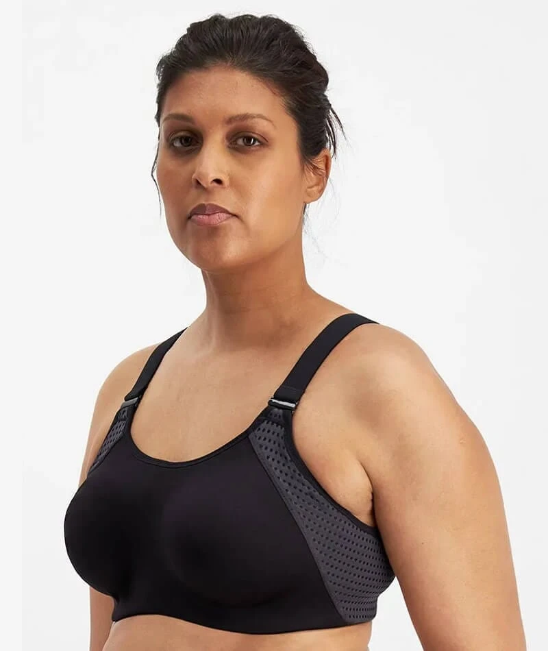 Berlei Pro Elite Contour Crop Sports Bra - Black 5 Berlei Pro Elite Contour Crop Sports Bra - Black - Image 3