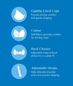 Bestform Striped Wirefree Cotton Bra With Lightly Lined Cups - White -BRASTOGO Sales bestform striped wire free cotton bra with lightly lined cups white 5