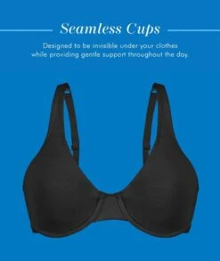 Bestform Unlined Cotton Stretch T-Shirt Bra With Underwire - Black -BRASTOGO Sales bestform unlined cotton stretch t shirt bra with underwire black 4