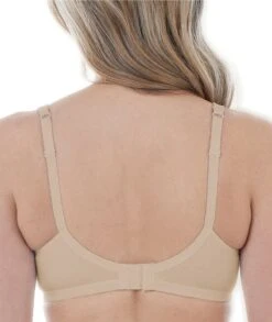 Bestform Unlined Cotton Stretch T-Shirt Bra With Underwire - Sand -BRASTOGO Sales bestform unlined cotton stretch t shirt bra with underwire sand 3