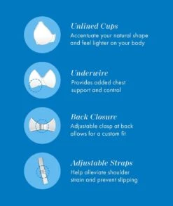 Bestform Unlined Cotton Stretch T-Shirt Bra With Underwire - White -BRASTOGO Sales bestform unlined cotton stretch t shirt bra with underwire white 5