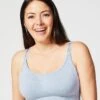 Cake Maternity Cotton Candy Seamless Sleep & Yoga Wirefree Nursing Bra - Heather Blue 1 Cake Maternity Cotton Candy Seamless Sleep & Yoga Wirefree Nursing Bra - Heather Blue -BRASTOGO Sales cake maternity cotton candy seamless sleep yoga nursing bra heather blue 1