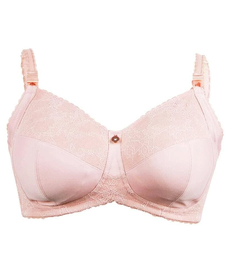 Cake Maternity Tea Wirefree Soft Cup Nursing Bra - Blush 7 Cake Maternity Tea Wirefree Soft Cup Nursing Bra - Blush - Image 5