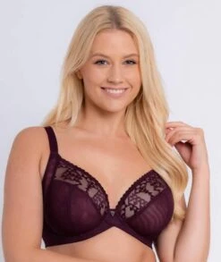 Curvy Kate Centre Stage Full Plunge Bra - Fig Purple