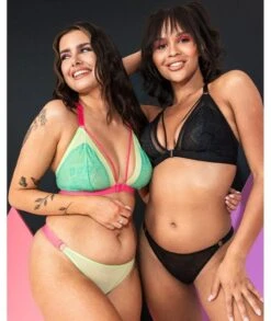 Curvy Kate Front And Centre Wire-free Bralette - Mint/Pink Green 18 Curvy Kate Front And Centre Wire-free Bralette - Mint/Pink Green -BRASTOGO Sales curvy kate front and centre wire free bralette mint pink green 8