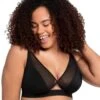 Curvy Kate Get Up And Chill Wirefree Bralette - Black -BRASTOGO Sales curvy kate get up and chill bralette black 1