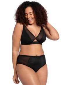 Curvy Kate Get Up And Chill Wirefree Bralette - Black -BRASTOGO Sales curvy kate get up and chill bralette black 3