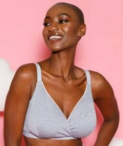 Curvy Kate In My Dreams Soft Cup Wirefree Bralette - Grey/Peach -BRASTOGO Sales curvy kate in my dreams soft cup bralette grey peach 7