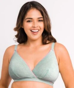 Curvy Kate In My Dreams Soft Cup Wirefree Bralette - Mint/Pink