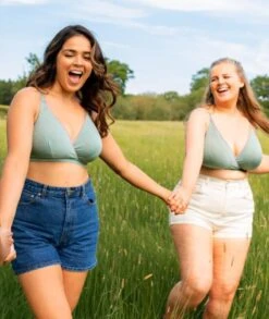 Curvy Kate In My Dreams Soft Cup Wirefree Bralette - Mint/Pink -BRASTOGO Sales curvy kate in my dreams soft cup bralette mint pink 13