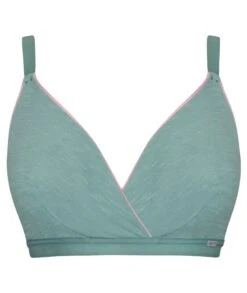 Curvy Kate In My Dreams Soft Cup Wirefree Bralette - Mint/Pink -BRASTOGO Sales curvy kate in my dreams soft cup bralette mint pink 15