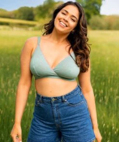 Curvy Kate In My Dreams Soft Cup Wirefree Bralette - Mint/Pink -BRASTOGO Sales curvy kate in my dreams soft cup bralette mint pink 7