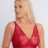 Curvy Kate Lace Daze Wirefree Bralette - Lipstick Red 1 Curvy Kate Lace Daze Wirefree Bralette - Lipstick Red -BRASTOGO Sales curvy kate lace daze bralette lipstick red 1