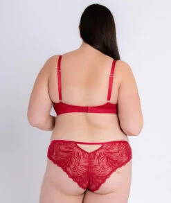 Curvy Kate Lace Daze Wirefree Bralette - Lipstick Red -BRASTOGO Sales curvy kate lace daze bralette lipstick red 10