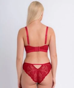 Curvy Kate Lace Daze Wirefree Bralette - Lipstick Red -BRASTOGO Sales curvy kate lace daze bralette lipstick red 4