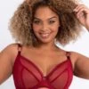 Curvy Kate Lifestyle Plunge Bra - Deep Red 1 Curvy Kate Lifestyle Plunge Bra - Deep Red -BRASTOGO Sales curvy kate lifestyle plunge bra deep red 1
