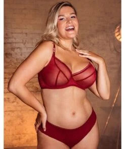 Curvy Kate Lifestyle Plunge Bra - Deep Red -BRASTOGO Sales curvy kate lifestyle plunge bra deep red 7