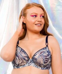 Curvy Kate Lifestyle Plunge Bra - Zebra Print -BRASTOGO Sales curvy kate lifestyle plunge bra zebra print 5