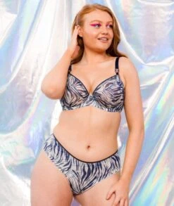Curvy Kate Lifestyle Plunge Bra - Zebra Print -BRASTOGO Sales curvy kate lifestyle plunge bra zebra print 6