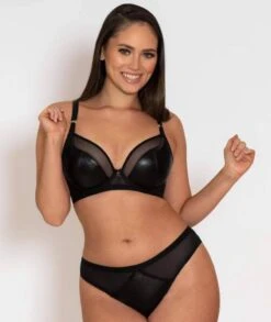 Curvy Kate Lucky Star Underwire Plunge Bra - Black -BRASTOGO Sales curvy kate lucky star underwire plunge bra black 6