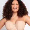 Curvy Kate Luxe Strapless Bra - Biscotti -BRASTOGO Sales curvy kate luxe strapless bra biscotti 1