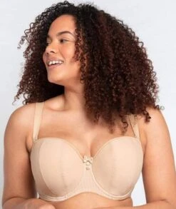 Curvy Kate Luxe Strapless Bra - Biscotti -BRASTOGO Sales curvy kate luxe strapless bra biscotti 3
