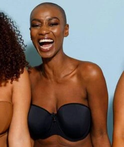 Curvy Kate Luxe Strapless Bra - Black -BRASTOGO Sales curvy kate luxe strapless bra black 13