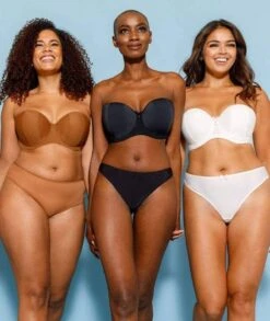 Curvy Kate Luxe Strapless Bra - Black -BRASTOGO Sales curvy kate luxe strapless bra black 16