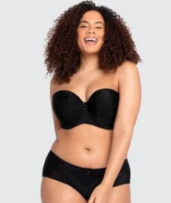 Curvy Kate Luxe Strapless Bra - Black -BRASTOGO Sales curvy kate luxe strapless bra black 5