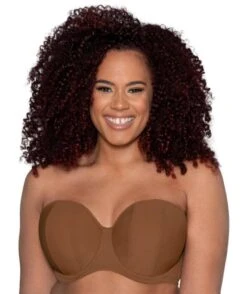 Curvy Kate Luxe Strapless Bra - Caramel