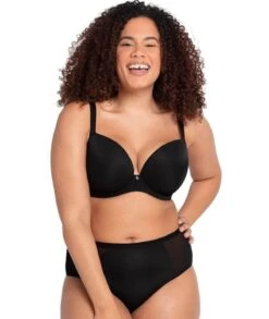 Curvy Kate Smoothie T-Shirt Plunge Bra - Black -BRASTOGO Sales curvy kate smoothie t shirt plunge bra black 4