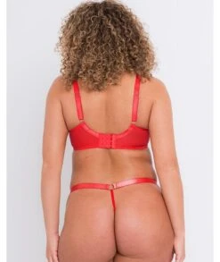 Curvy Kate Stand Out Scooped Plunge Bra - Fiery Red -BRASTOGO Sales curvy kate stand out scooped plunge bra fiery red 4