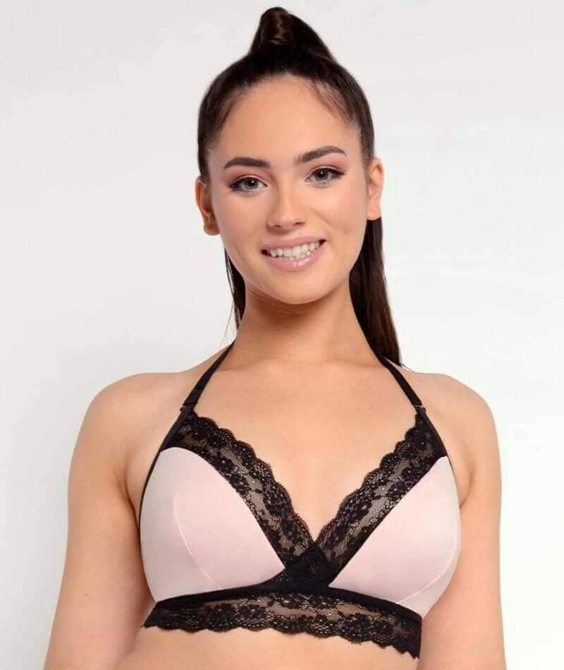 Curvy Kate Twice The Fun Reversible Wirefree Bralette - Black/Pink 4 Curvy Kate Twice The Fun Reversible Wirefree Bralette - Black/Pink - Image 2