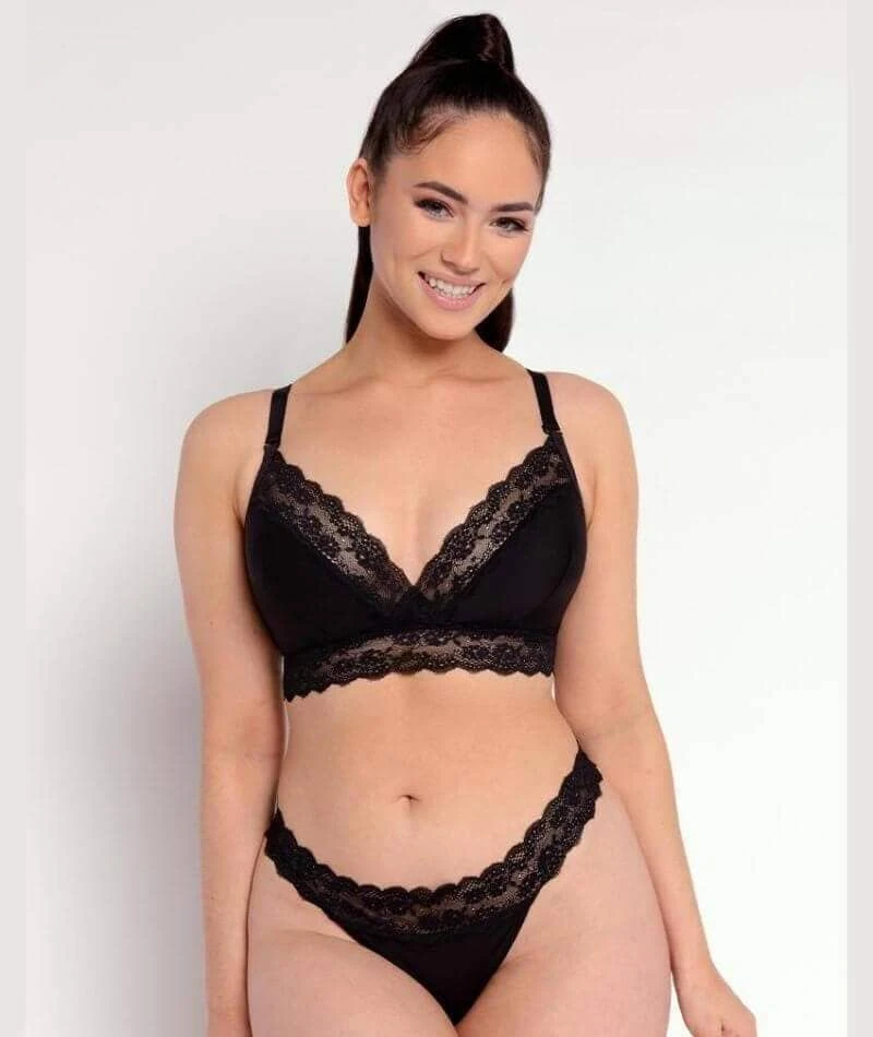 Curvy Kate Twice The Fun Reversible Wirefree Bralette - Black/Pink 9 Curvy Kate Twice The Fun Reversible Wirefree Bralette - Black/Pink - Image 7