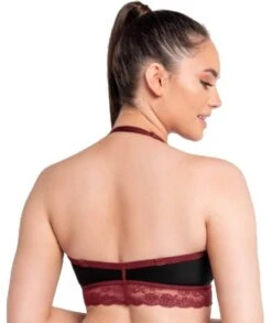 Curvy Kate Twice The Fun Reversible Wirefree Bralette - Oxblood/Black -BRASTOGO Sales curvy kate twice the fun reversible bralette oxblood black 14