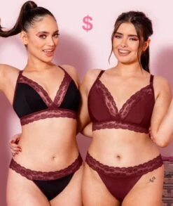 Curvy Kate Twice The Fun Reversible Wirefree Bralette - Oxblood/Black -BRASTOGO Sales curvy kate twice the fun reversible bralette oxblood black 19