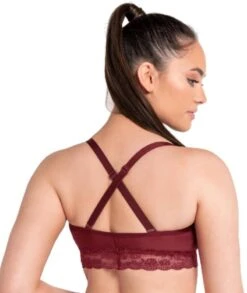 Curvy Kate Twice The Fun Reversible Wirefree Bralette - Oxblood/Black -BRASTOGO Sales curvy kate twice the fun reversible bralette oxblood black 3 1